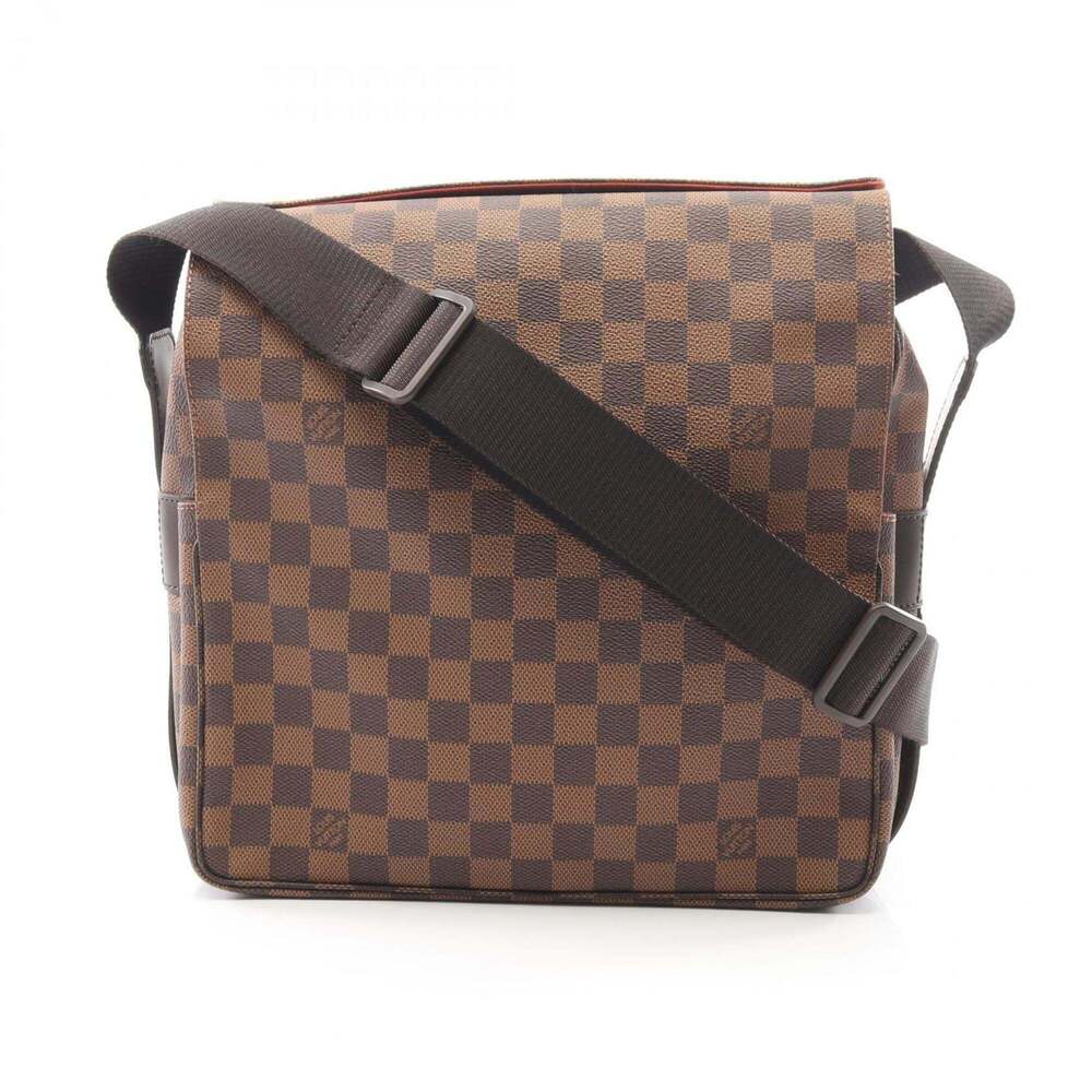 LOUIS VUITTON Authentic Brown Damier Leather Shoulder Bag